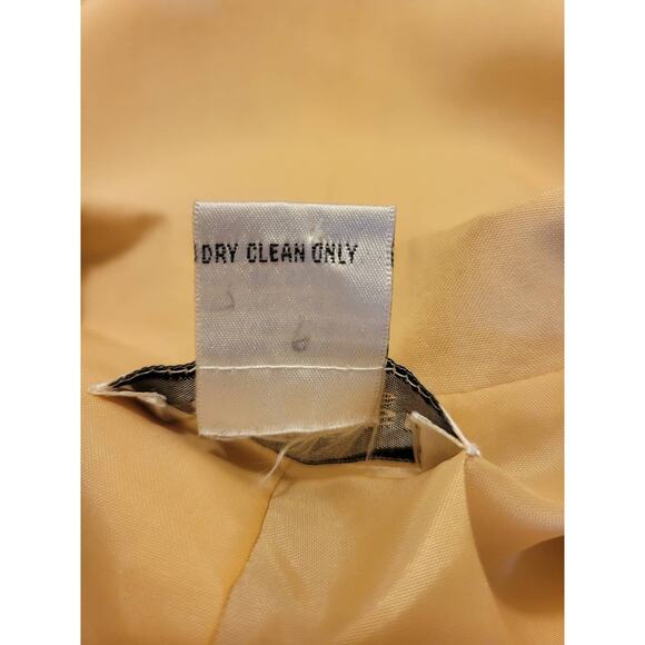 Melrose Collectibles Butterscotch shell buttons Silk Blazer Jacket Women's 12P - Picture 14 of 15